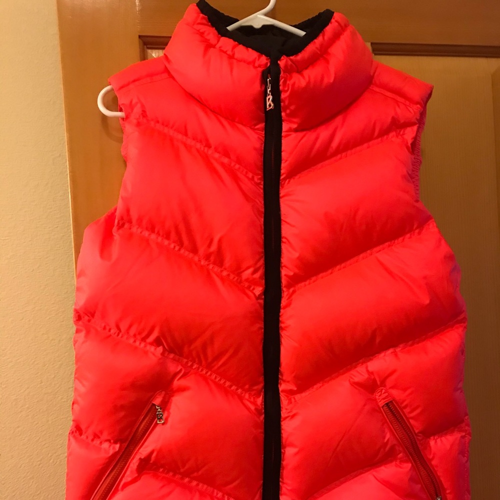 Bogner bright coral pink vest!